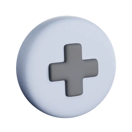 Medical Cross  3D Icon
