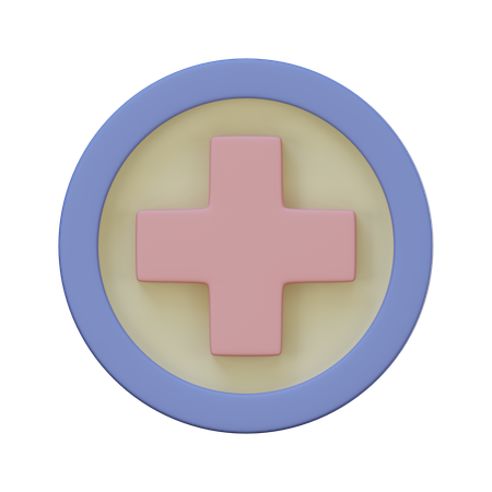Medical Cross  3D Icon