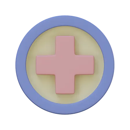 Medical Cross  3D Icon