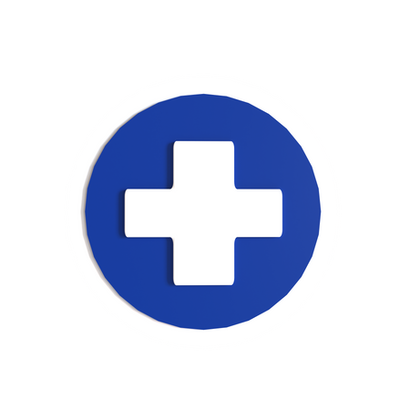 Medical Cross  3D Icon