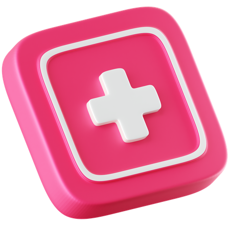 Medical Cross  3D Icon