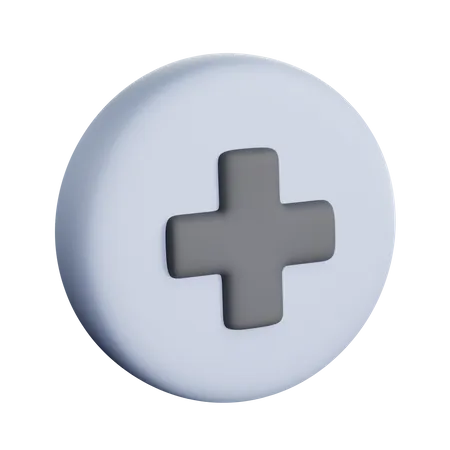 Medical Cross  3D Icon