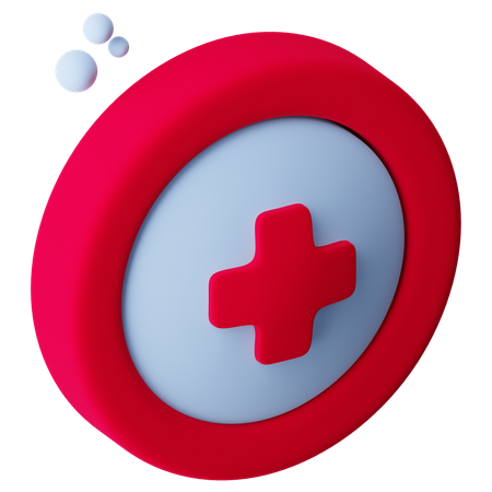 Medical Cross Symbol  3D Icon