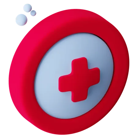 Medical Cross Symbol  3D Icon