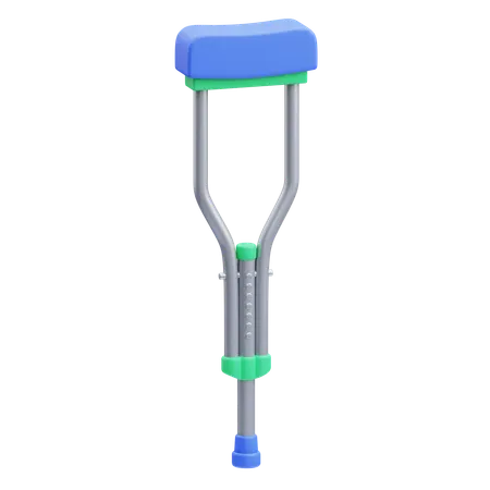 Medical Crutch  3D Icon