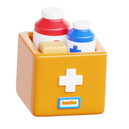 Medical Donation  3D Icon