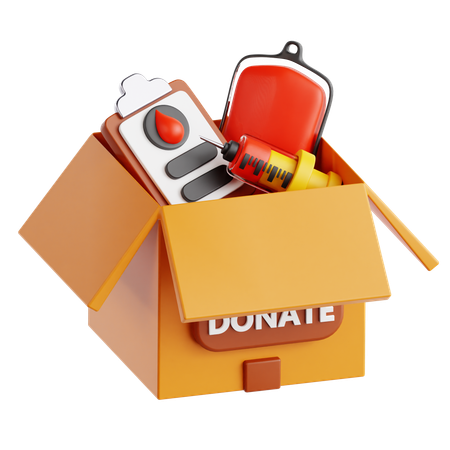 Medical Equipment Donation  3D Icon