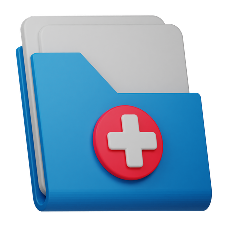 Medical File  3D Icon