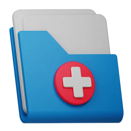 Medical File  3D Icon