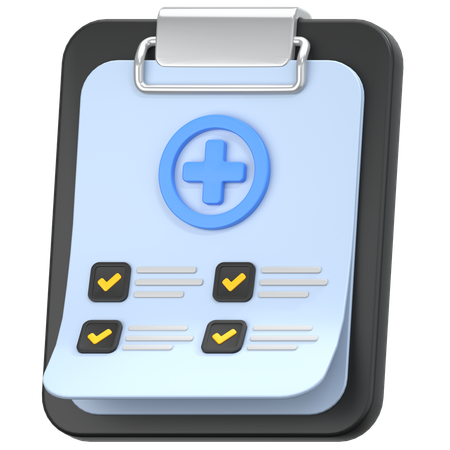 Medical file  3D Icon