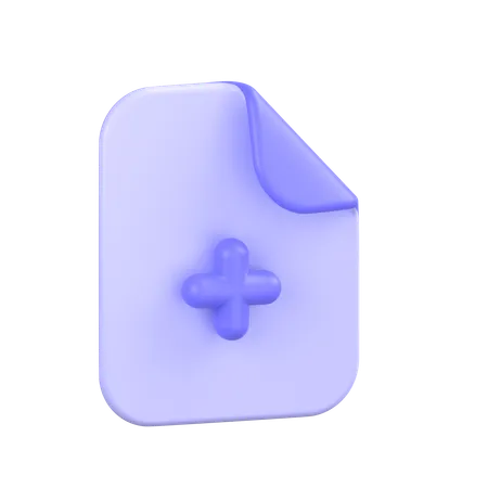 Medical File  3D Icon