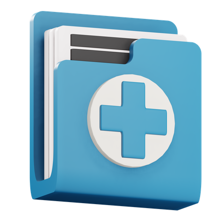 Medical File  3D Icon