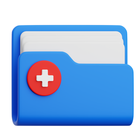 Medical Files  3D Icon