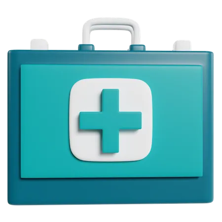 Medical First Aid Kit  3D Icon