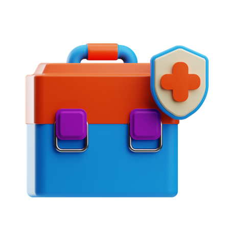 Medical First Aid Kit  3D Icon