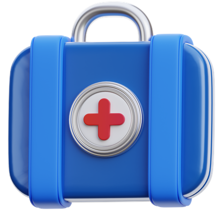 Medical First Aid Kit D  3D Icon