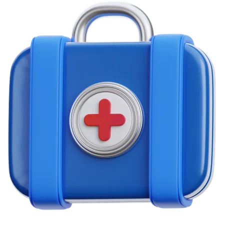 Medical First Aid Kit D  3D Icon