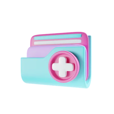 Medical Folder  3D Icon