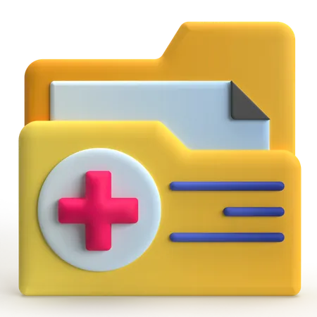 Medical Folder  3D Icon