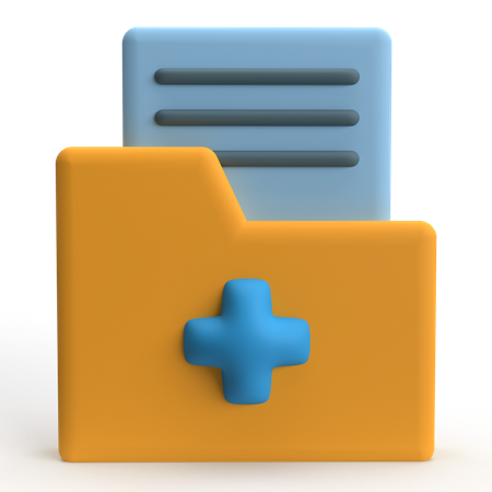 Medical Folder  3D Icon