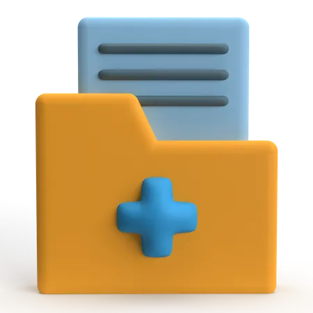 Medical Folder  3D Icon