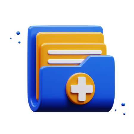 Medical Folder  3D Icon