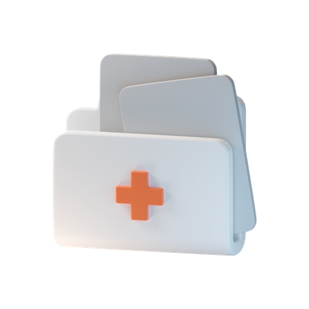 Medical Folder  3D Icon