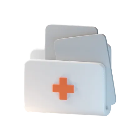 Medical Folder  3D Icon