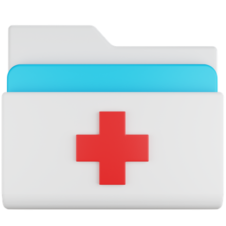 Medical Folder  3D Icon