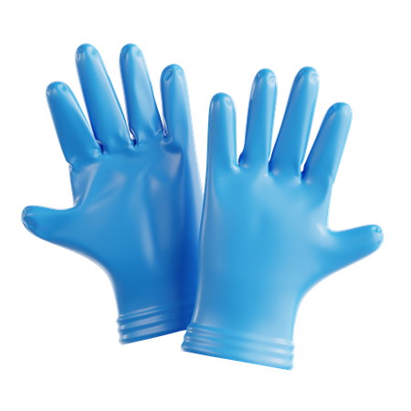 Medical glove  3D Icon