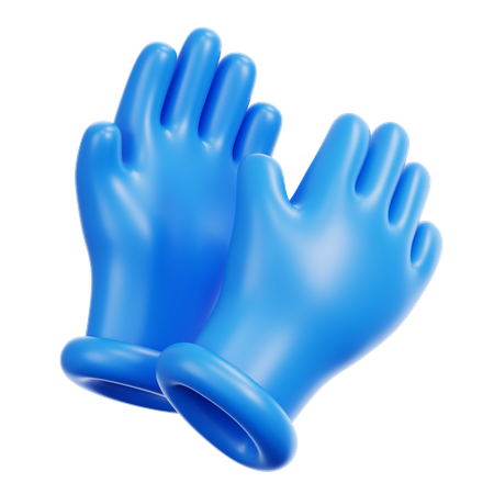 Medical Glove  3D Icon
