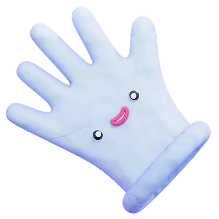 Medical Glove  3D Icon