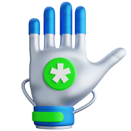 Medical Glove  3D Icon