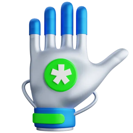 Medical Glove  3D Icon