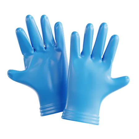 Medical glove  3D Icon