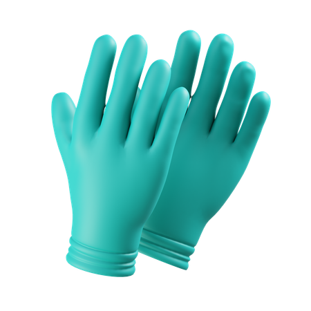 Medical Gloves  3D Icon