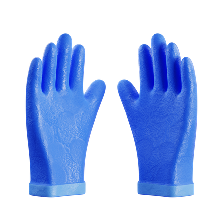 Medical gloves  3D Icon
