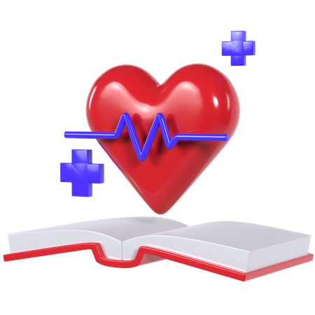 Medical Handbook  3D Icon