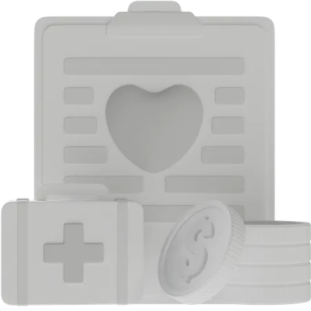 Medical Healh Inscurance  3D Icon