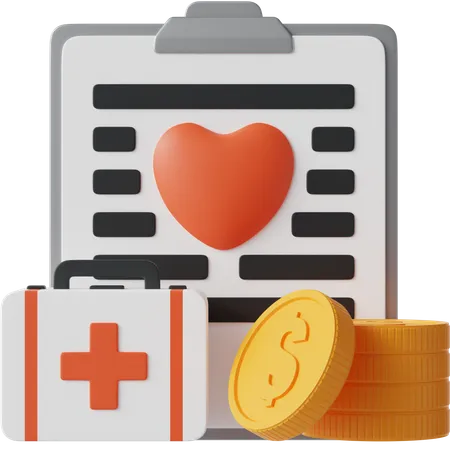 Medical Healh Inscurance  3D Icon