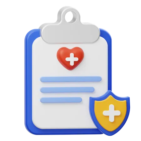 Medical Health Insurance  3D Icon