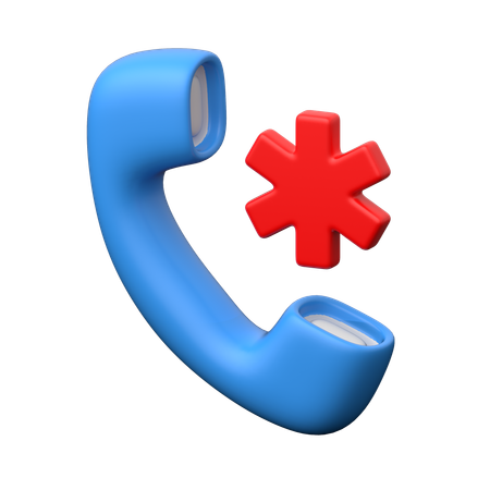 Medical Helpline  3D Icon