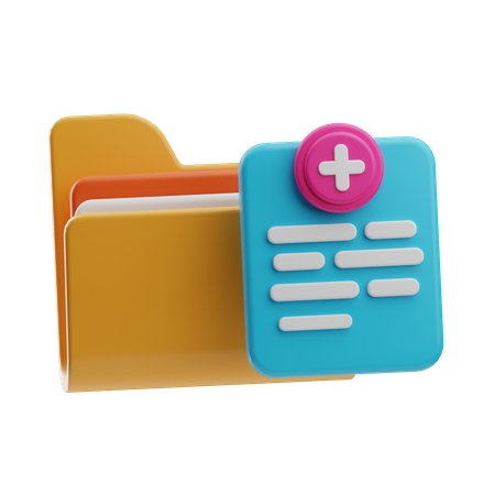 Medical History  3D Icon