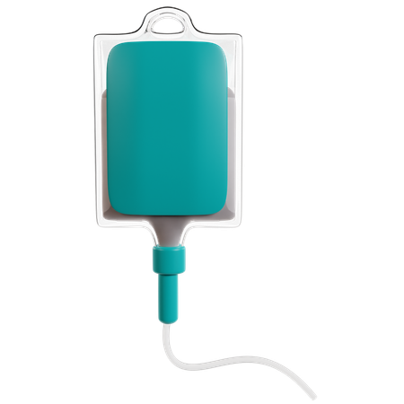 Medical Infusion Bag  3D Icon