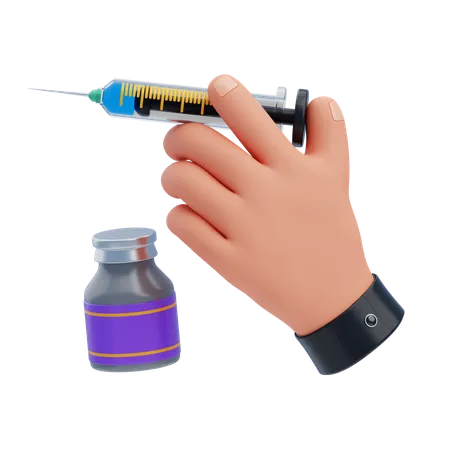 Medical Injection  3D Icon