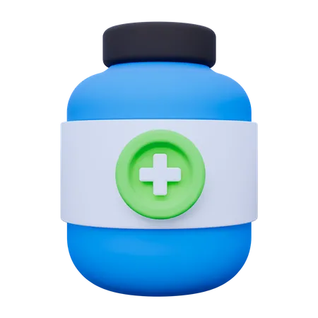 Medical Jar  3D Icon