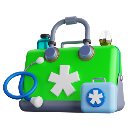 Medical Kit  3D Icon