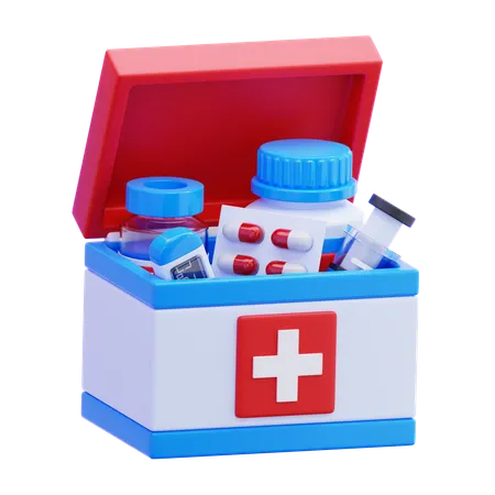 Medical Kit  3D Icon