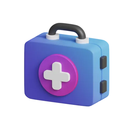 Medical Kit  3D Icon