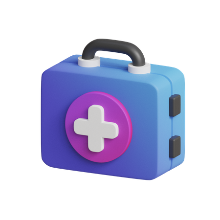 Medical Kit  3D Icon